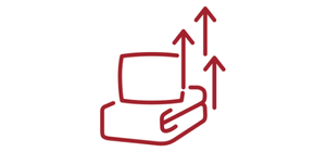 Grafik einer Bettdecke und eines Kopfkissens.